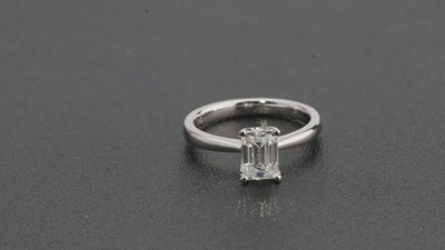 MJ-101 Wedding Jewelry Emerald Cut Engagement Ring – Buy 925 Silver